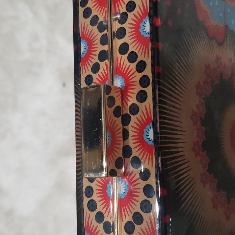 Valentino multi color acrylic clutch - Picture 2 of 10